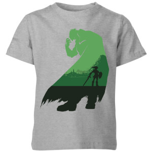 Nintendo Zelda Ganondorf Silhouet Kinder T-shirt - Grijs