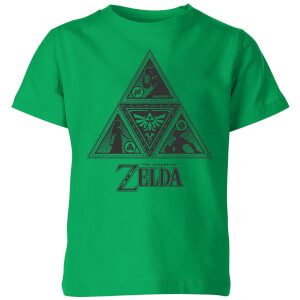 T-Shirt Enfant Triforce - The Legend Of Zelda Nintendo - Vert