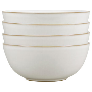 Denby Natural Canvas 4 Piece Cereal Bowl Set