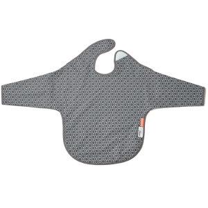 Done by Deer Balloon Sleeved Bib - Grey