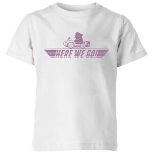 Nintendo Mario Kart Here We Go Wario Kid's T-Shirt - White