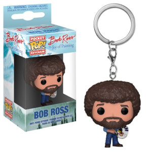 Bob Ross Pop! Keychain