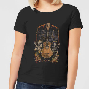 Coco Guitar Poster Women's T-Shirt - Black