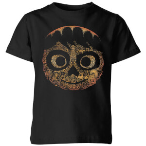 Coco Miguel Face Kinder T-Shirt - Schwarz