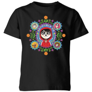 Coco Remember Me Kinder T-Shirt - Schwarz