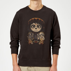Coco Miguel Face Poster Sweatshirt - Black