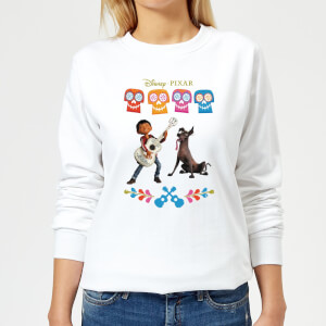 Coco Miguel Logo Women's Sweatshirt - White
