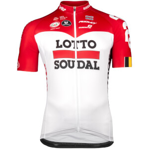 Lotto Soudal Short Sleeved Long Zip Jersey