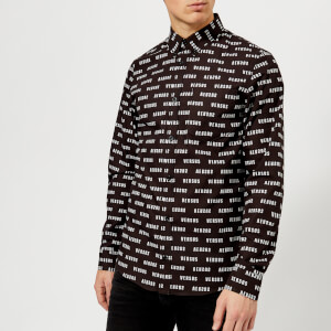 Versus Versace Men's All Over Print Shirt - Black