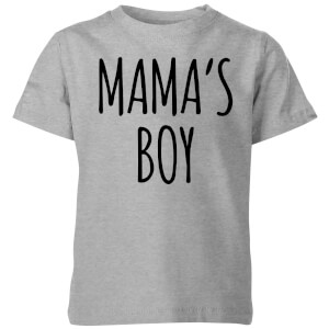 My Little Rascal Mama's Boy Kids' T-Shirt - Grey