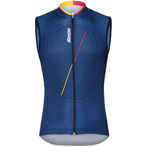 Santini La Vuelta 2018 Cero Gilet - Blue