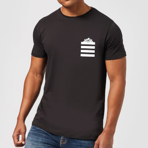 T-Shirt Homme Taz Poche à Rayures Looney Tunes - Noir