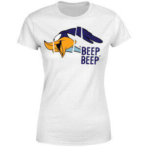 Looney Tunes Road Runner Beep Beep Damen T-Shirt - Weiß