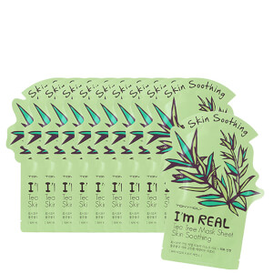 TONYMOLY I'm Real Sheet Mask Set of 10 - Tea Tree (Worth $30)
