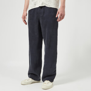 Our Legacy Men's Cocktail Drape Trousers - Blue Cupro