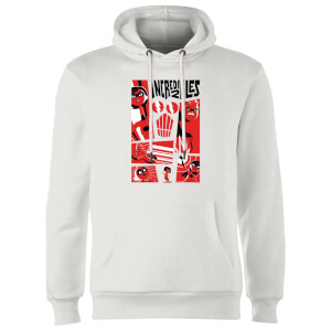 The Incredibles 2 Poster Hoodie - White