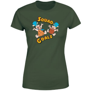 T-Shirt Femme La Famille Pierrafeu - Squad Goals - Vert