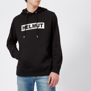 Helmut Lang Men's Helmut Box Logo Hoody - Black