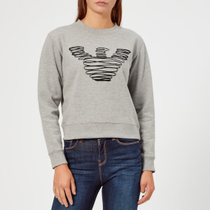 Emporio Armani Women's Eagle Sweatshirt - Grey