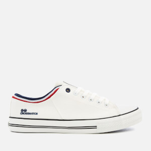 Crosshatch Men's Rotherham Plimsolls - White