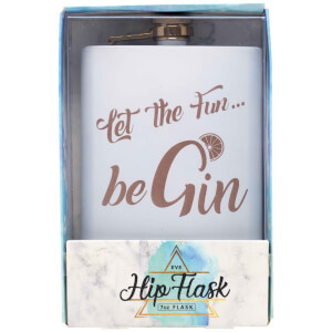 Let The Fun Be Gin Hip Flask