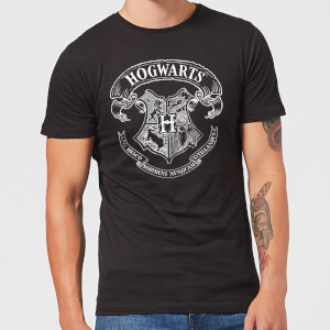 T-Shirt Homme Blason de Poudlard - Harry Potter - Noir