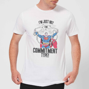 DC Originals Superman Commitment Type Men's T-Shirt - White
