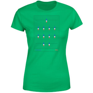 France Fooseball Women's T-Shirt - Kelly Green