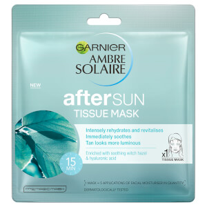 Ambre Solaire After Sun Cooling Hyaluronic Acid Face Sheet Mask 32g