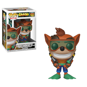 Crash Bandicoot Crash with Scuba Pop! Vinyl Figure