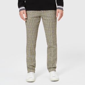 KENZO Men's Check Trousers - Pale Camel