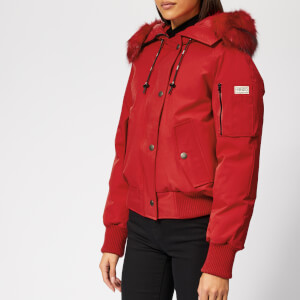 KENZO Women's Technical Short Bomber Coat - Red