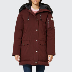 KENZO Women's Technical Long Coat - Plum