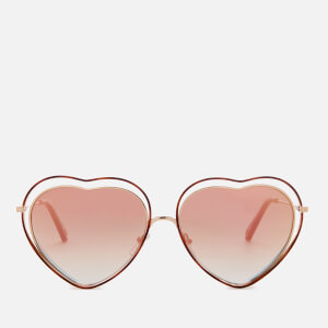 Chloe Women's Nola Frame Sunglasses - Havana/Brown Peach