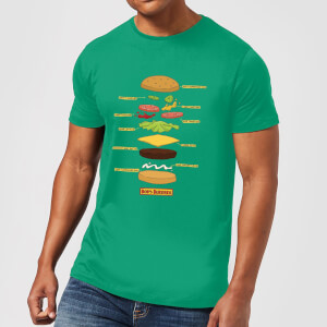Bobs Burgers Expanded Burger T-shirt - Groen
