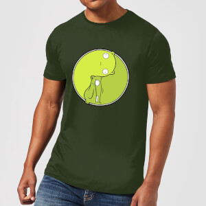 Bobs Burgers Melted Ying Yang T-shirt - Donkergroen