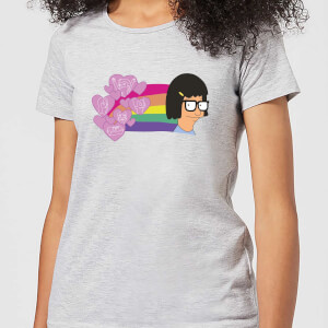 Bobs Burgers Tinas Thoughts Dames T-shirt - Grijs