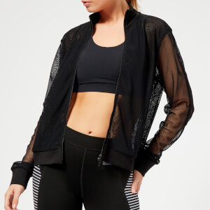Monreal London Women's Elite Track Jacket - Black Mesh