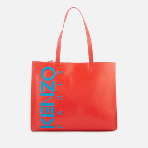 KENZO Women's Logo Small Shopper Bag - Medium Red