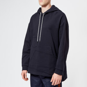 Wooyoungmi Men's Patchwork Hoodie - Black
