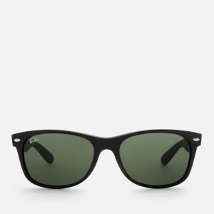 Ray-Ban Men's New Wayfarer Classic Sunglasses - Black Rubber