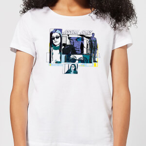 Marvel Knights Jessica Jones Comic Panels Women's T-Shirt - White