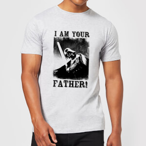 Star Wars Darth Vader I Am Your Father Lightsaber Men's T-Shirt - Grey