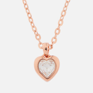 Ted Baker Women's Hannela Swarovski Crystal Heart Pendant - Rose Gold/Crystal