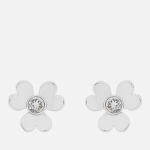 Ted Baker Women's Hansila: Heart Blossom Stud Earrings - Silver/Crystal