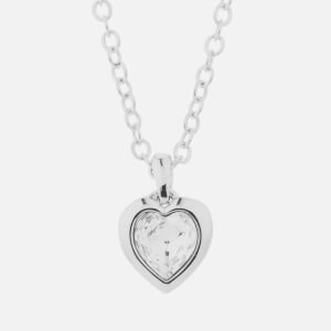 Ted Baker Women's Hannela Swarovski Crystal Heart Pendant - Silver/Crystal