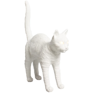 Seletti Jobby The Cat Lamp - White: Image 1