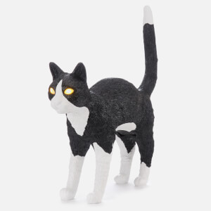 Seletti Jobby The Cat Lamp - Black/White