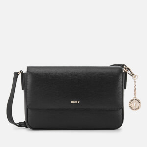 DKNY Women's Bryant Medium Flap Cross Body Bag Sutton - Black