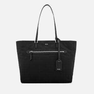 DKNY Women's Casey Large Tote Bag - Black/Silver